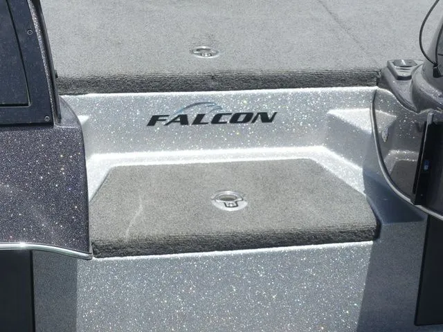 Slide: The Image of 2022 Falcon F21 TE bass boat with sparkling deck. - 19