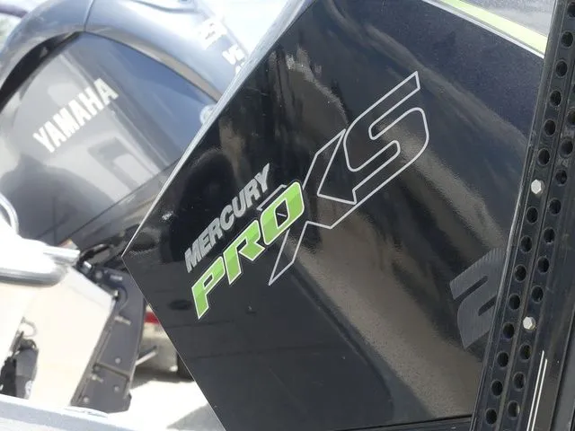 Slide: The Image of Mercury Pro XS engine on Falcon Bass Boats F21 TE 2022. - 9