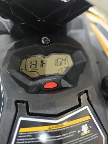 Slide: The Image of 2017 Sea-Doo SPARK™ 2-up dashboard with mileage display. - 4