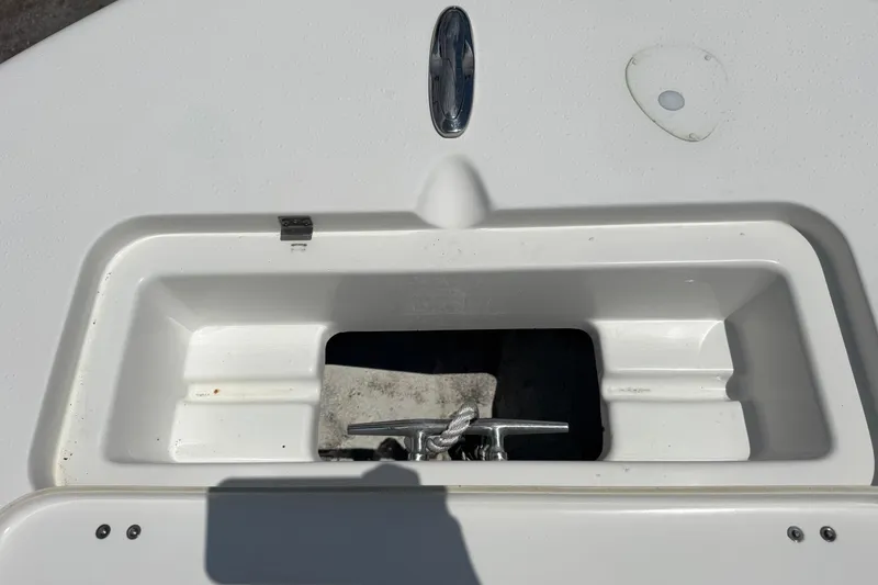 Slide: The Image of Anchor storage compartment on a 2011 Tidewater 230 CC Adventure boat. - 30