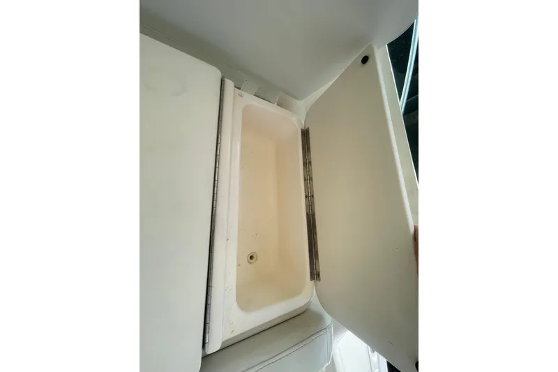 Slide: The Image of Open storage compartment on 2001 Tiara Yachts 2900 Coronet boat. - 40