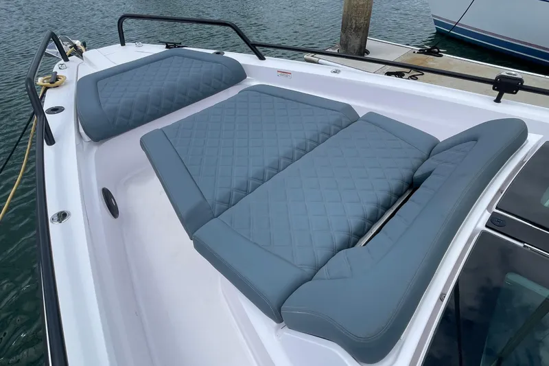 Slide: The Image of Luxurious seating on Axopar Brabus 37 XC Cross Cabin 2023. - 8