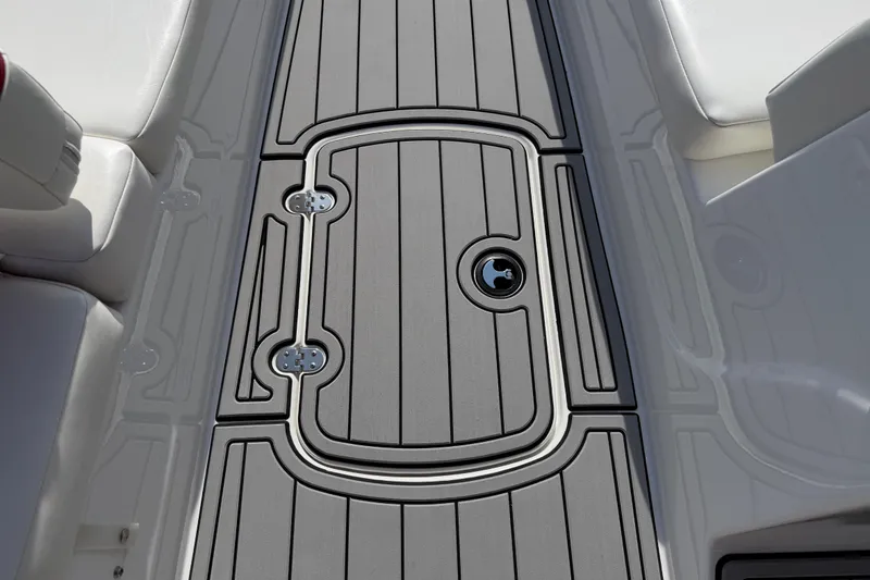 Slide: The Image of 2023 Tahoe T18 boat deck with sleek, modern design and durable materials. - 48