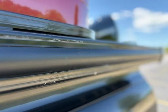 Slide: The Image of Close-up of 2025 Regency 250 DL3 exterior detail with blurred background. - 29