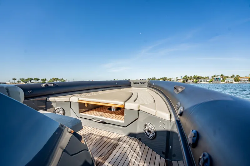 Slide: The Image of Luxurious 2023 Skipper-BSK 38NC boat interior with sleek design and waterfront view. - 67