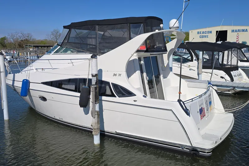 The Image of 2006 Carver 36 Mariner docked at Beacon Cove Marina. - 1