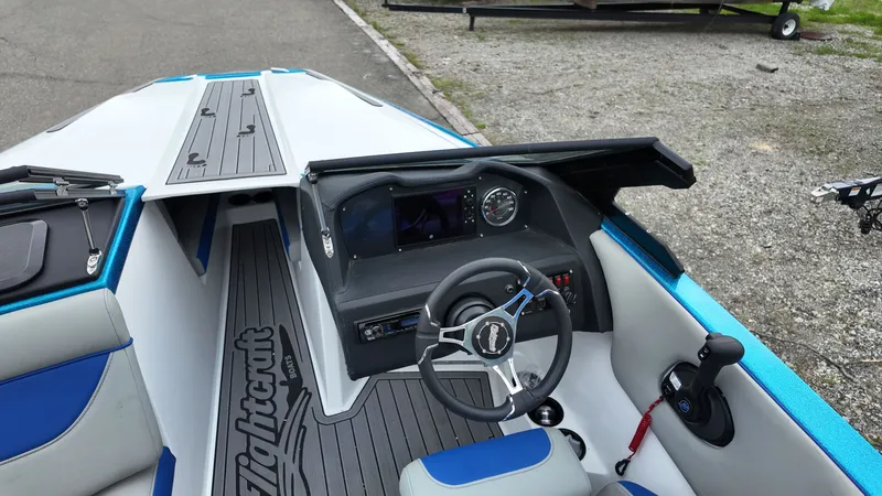 Slide: The Image of Interior view of a 2025 Flightcraft Boat with modern cockpit. - 13