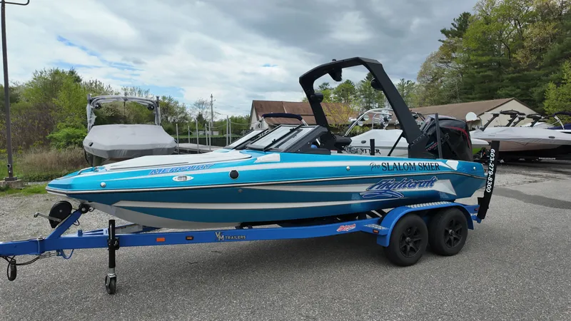 Slide: The Image of 2025 Flightcraft Boats Pro Slalom Skier on trailer. - 3