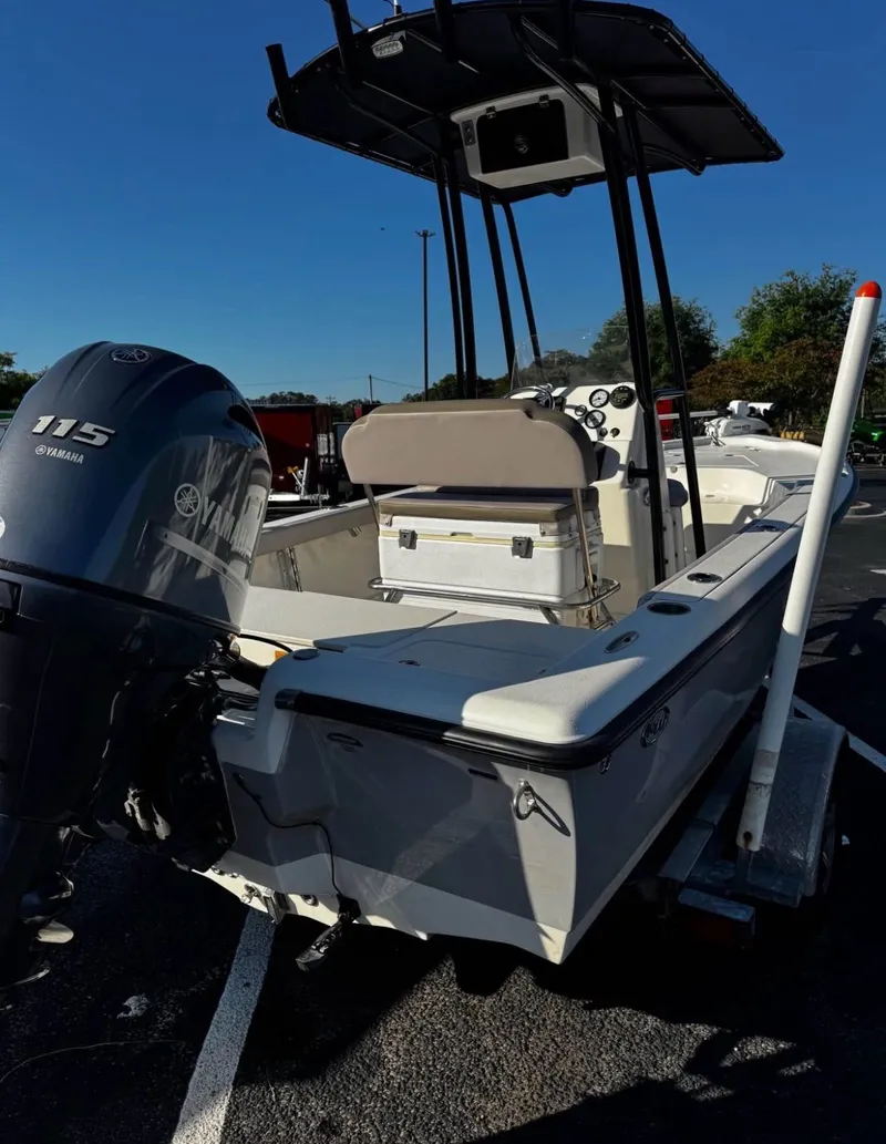 Slide: The Image of 2020 Key West 188 Bay Reef boat with Yamaha engine. - 3