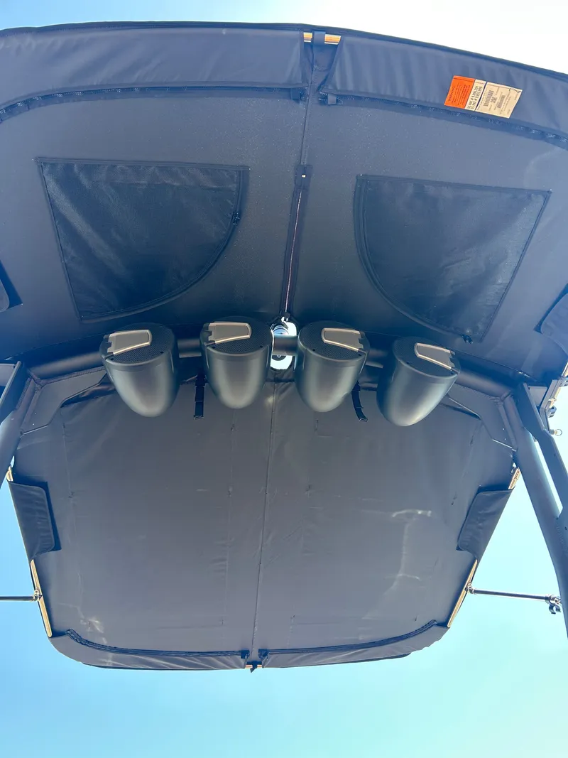 Slide: The Image of Underside of Axis T250 boat canopy, model 2026. - 17