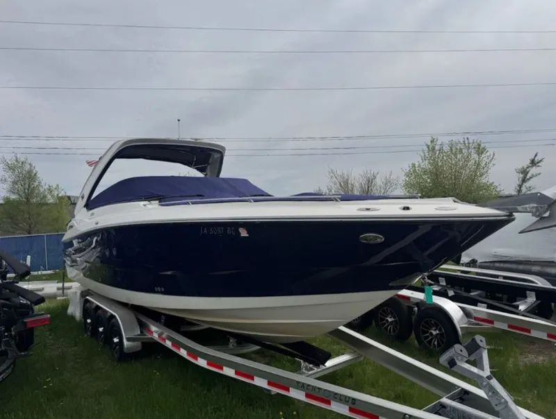 The Image of 2011 Monterey 328SS Super Sport boat on trailer. - 0