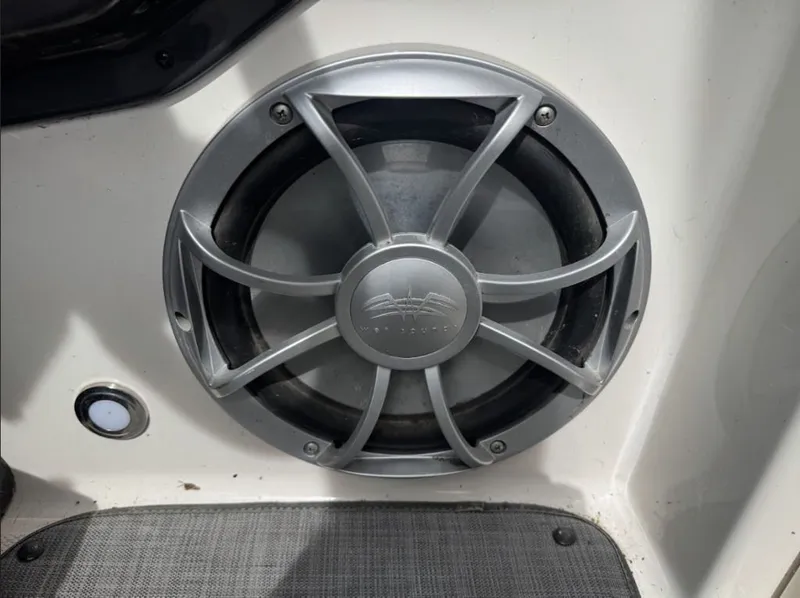 Slide: The Image of Speaker in a 2011 Monterey 328SS Super Sport boat. - 13