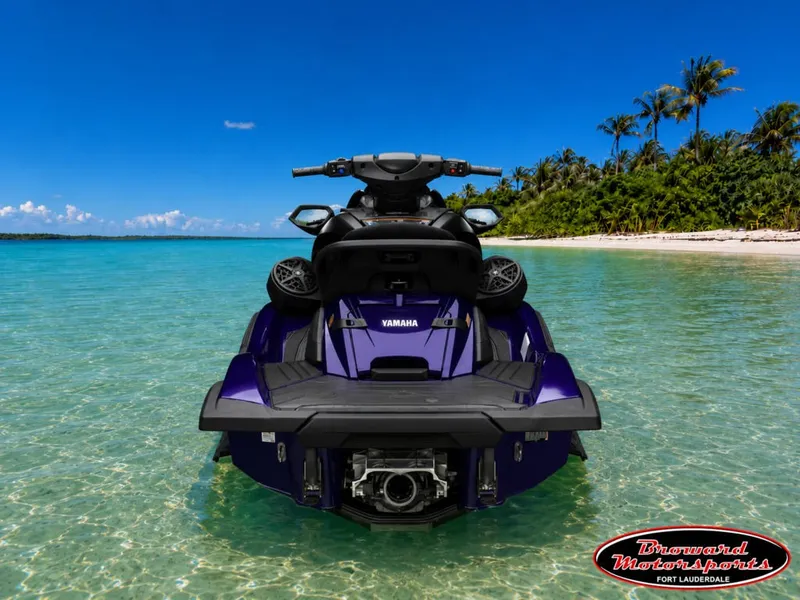 Slide: The Image of A 2026 Yamaha WaveRunner FX SVHO® in clear turquoise water near a tropical island. - 9