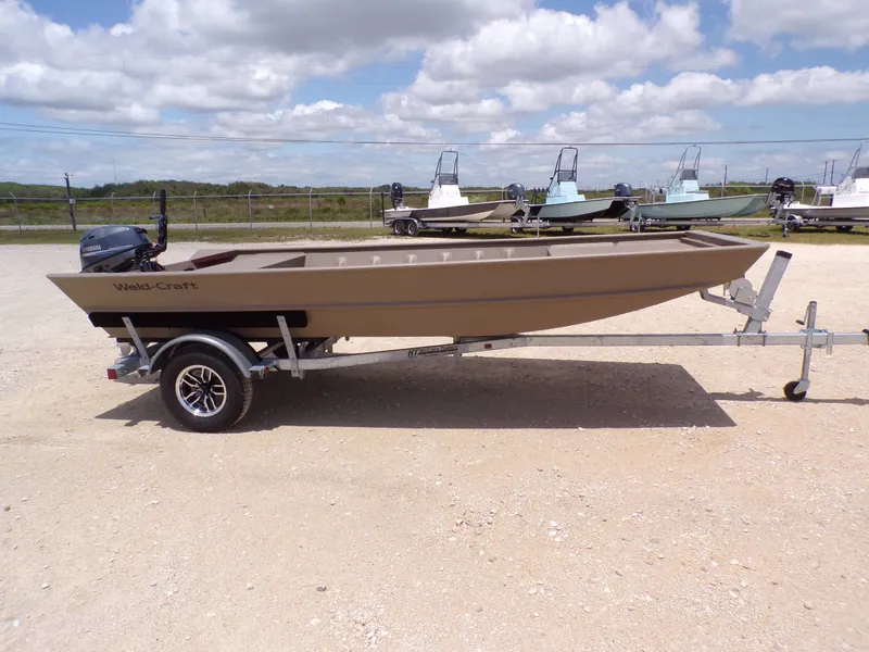 Slide: The Image of Weldcraft 1552 CDS FO boat on trailer, 2026 model. - 8