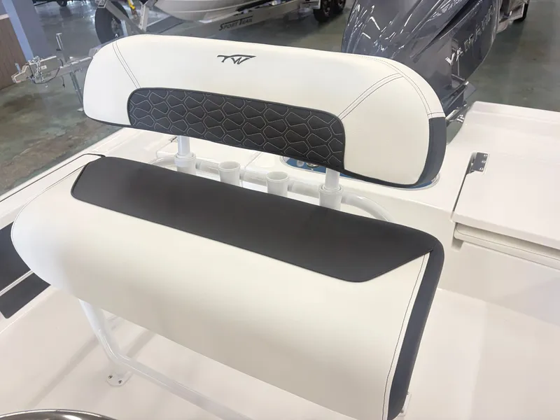 Slide: The Image of Tidewater 2110 Bay Max 2026 boat seat with modern design. - 17