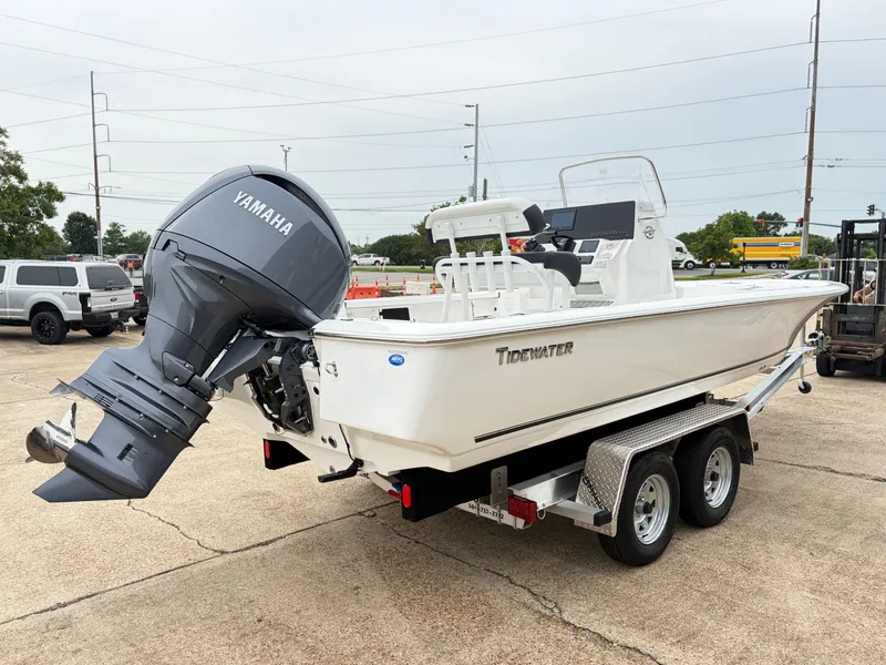 Slide: The Image of 2026 Tidewater 2110 Bay Max boat with Yamaha outboard motor. - 5