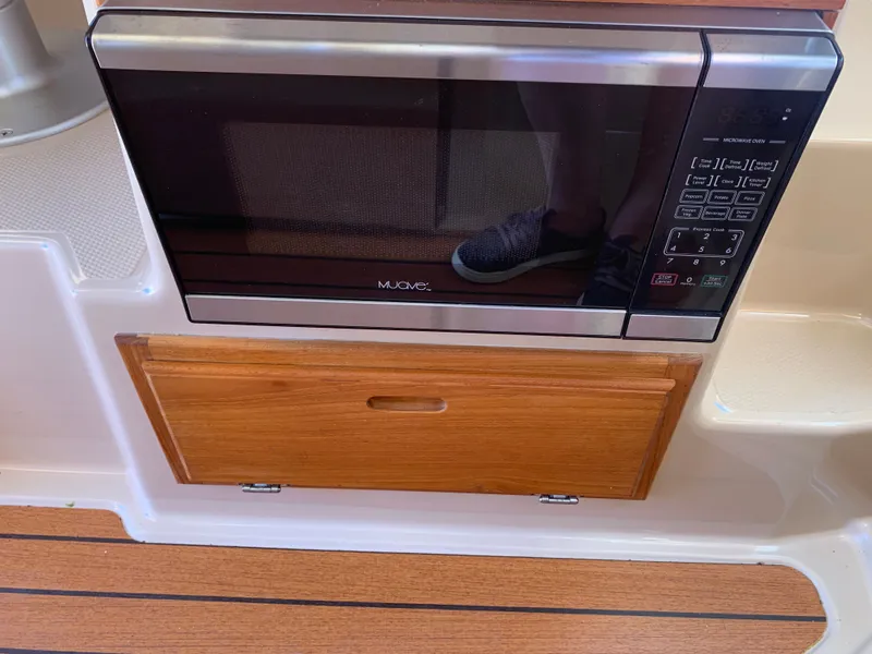 Slide: The Image of Microwave in the 2018 Ranger Tugs R-23 yacht. - 20