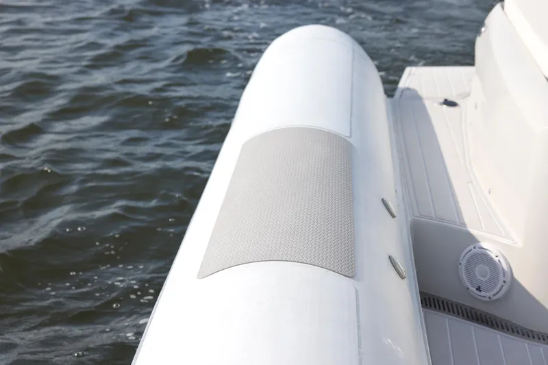 Slide: The Image of Zeta Elle 34 Custom 2013 boat detail with water backdrop. - 45