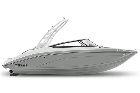 The Image of 2026 Yamaha Boats 195S, sleek design, side view, modern features, white hull. - 0