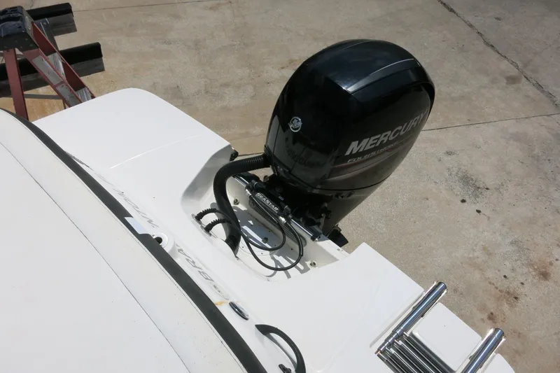 Slide: The Image of 2017 Sea Ray SPX 190 Outboard boat with Mercury engine, viewed from above. - 18