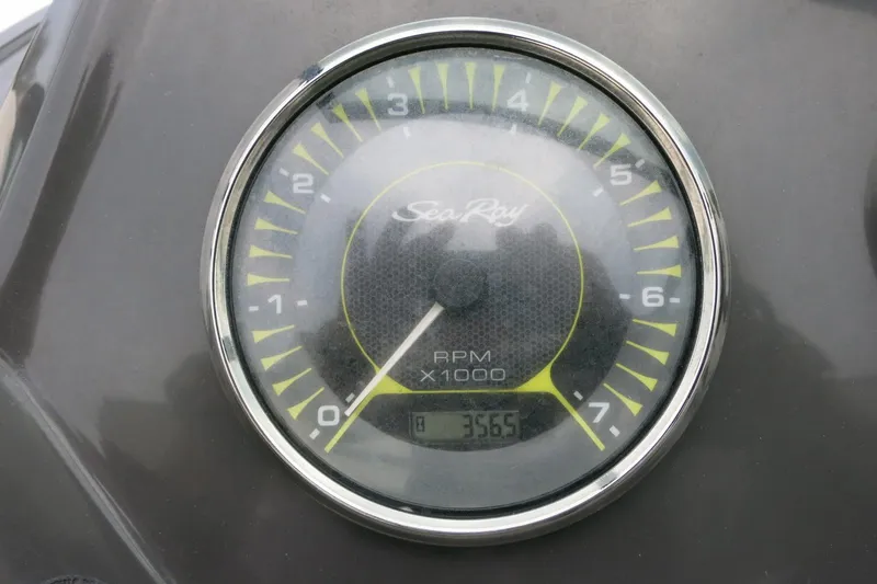 Slide: The Image of Tachometer of 2017 Sea Ray SPX 190 Outboard showing RPM reading. - 23