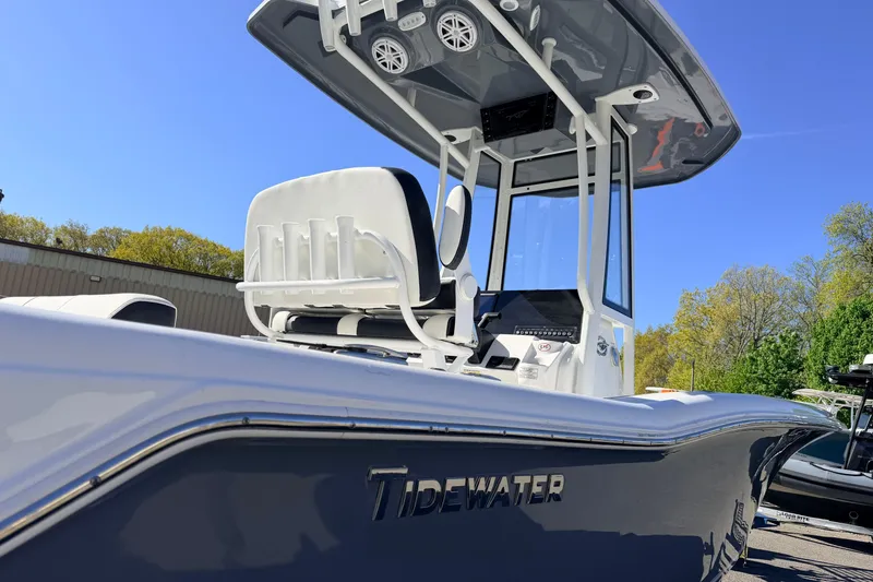 Slide: The Image of 2026 Tidewater 210 CC Adventure boat with sleek design and modern features. - 5