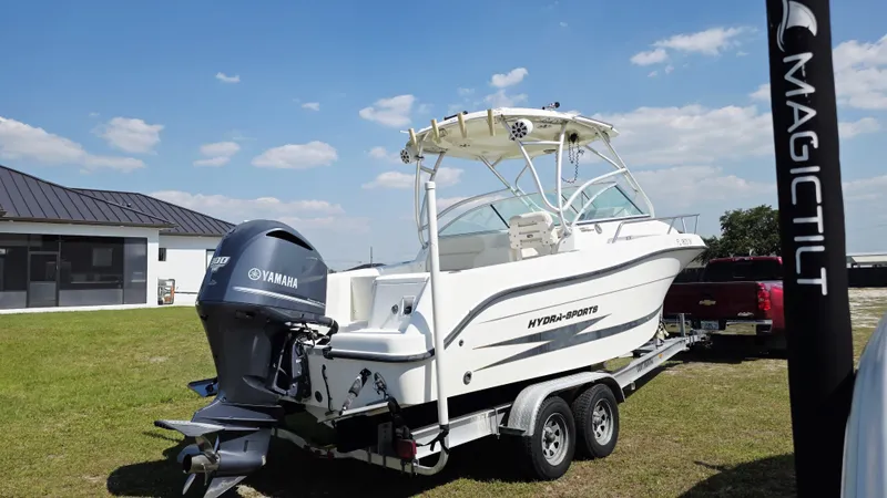 Slide: The Image of 2007 Hydra-Sports Vector 2200 VX boat on trailer with Yamaha engine. - 2