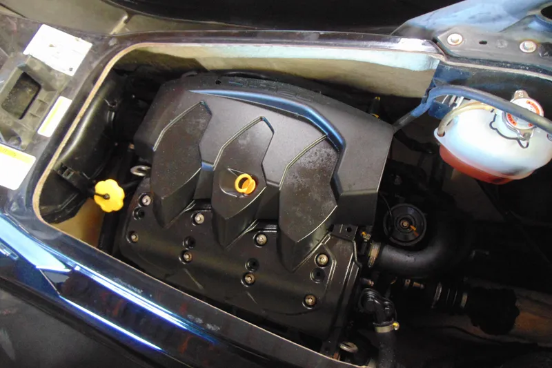 Slide: The Image of Engine compartment of a 2016 Sea-Doo GTI SE 130 personal watercraft. - 9