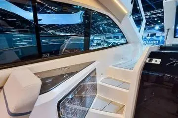 Slide: The Image of 2026 NX Boats NX41 HORIZON interior showcasing modern design and sleek finishes. - 3