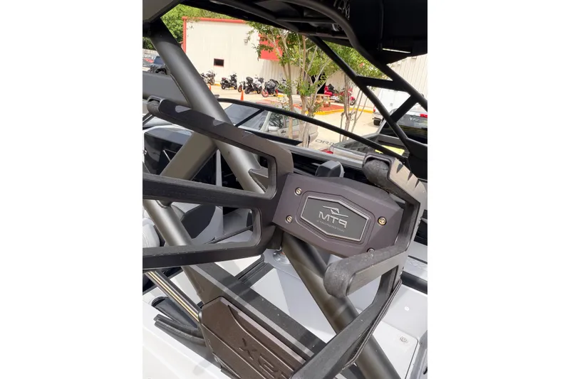 Slide: The Image of 2026 Yamaha Boats 255XD interior detail showcasing advanced design and technology. - 19