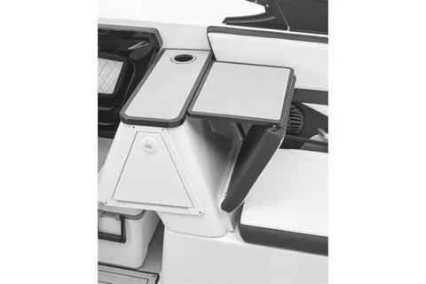 Slide: The Image of 2026 Yamaha Boats 252SD interior with sleek seating and storage features. - 2