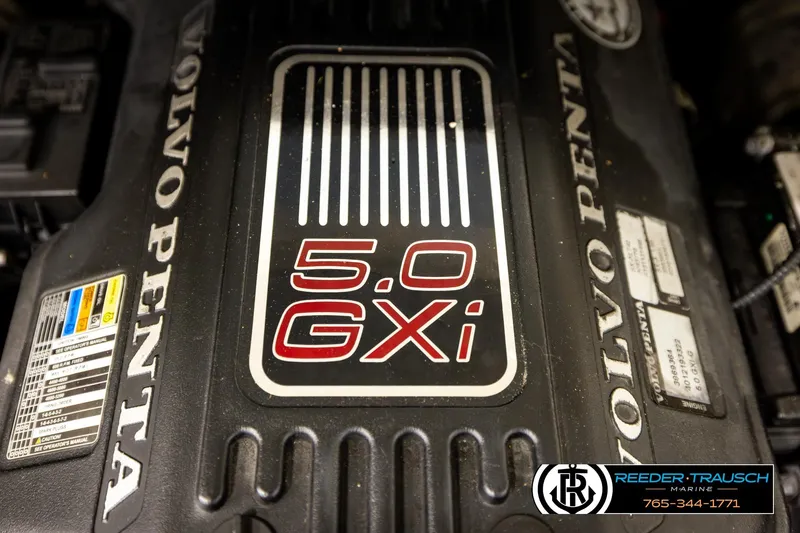 Slide: The Image of Volvo Penta 5.0 GXi engine in 2007 Glastron GXL 205 boat. - 23