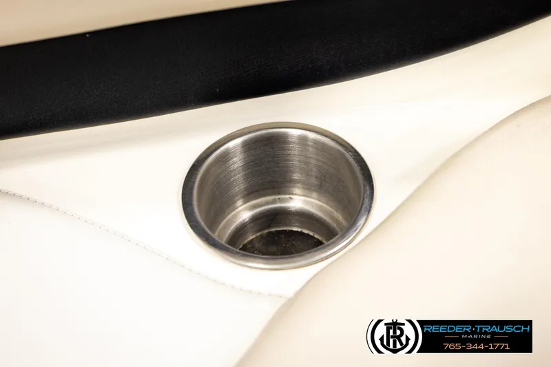 Slide: The Image of Stainless steel cup holder in 2007 Glastron GXL 205 boat interior. - 43