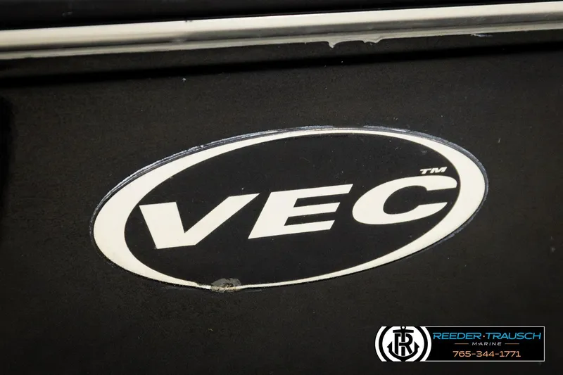 Slide: The Image of VEC logo on 2007 Glastron GXL 205 boat, Reeder-Trausch Marine branding visible. - 53