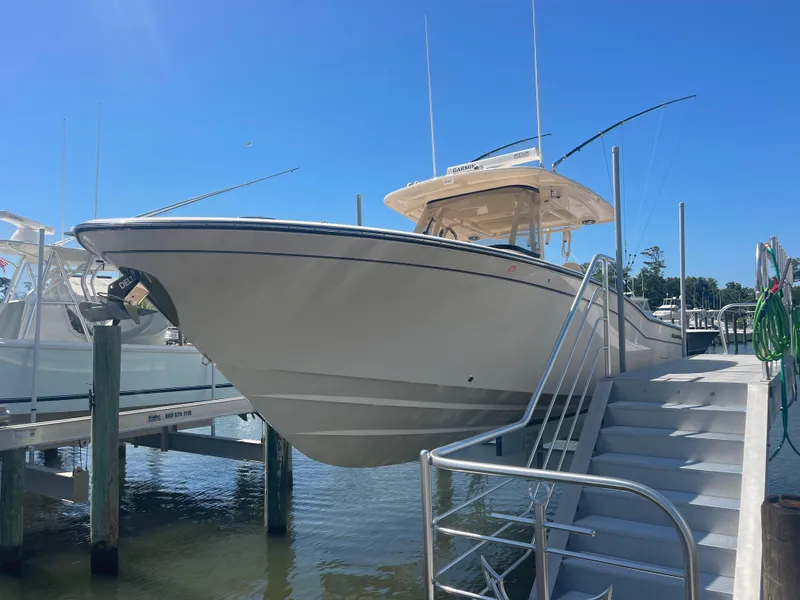 The Image of 2021 Grady-White Canyon 326 boat docked. - 0