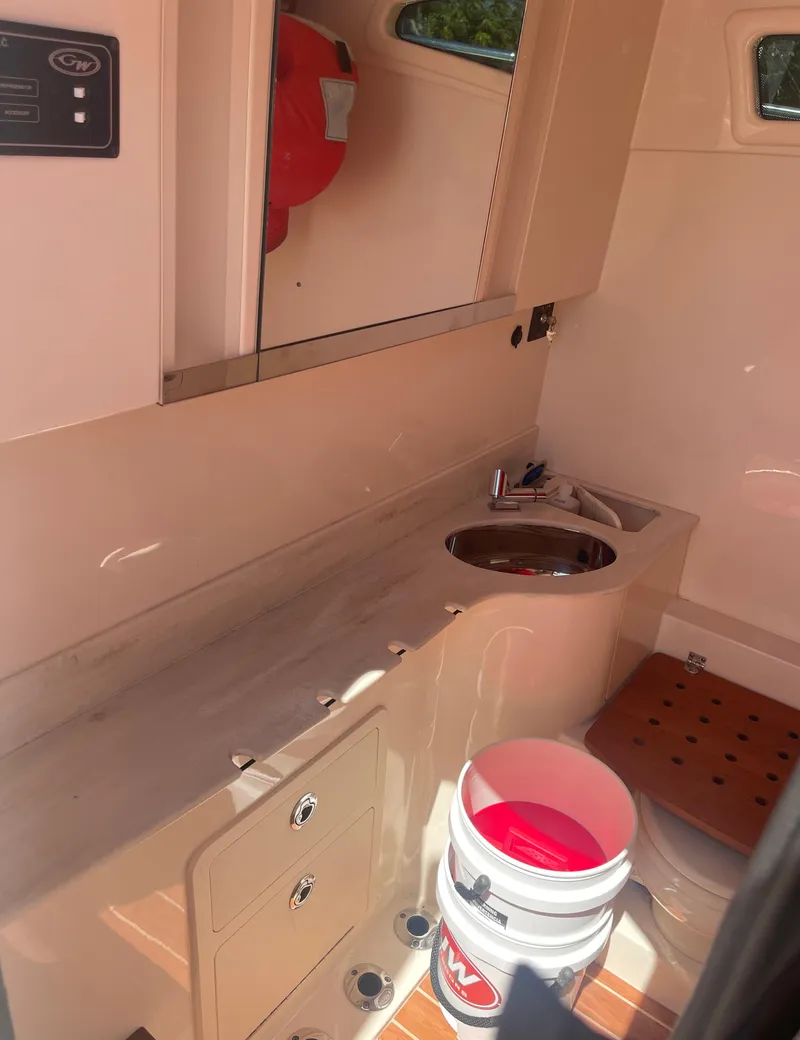 Slide: The Image of Interior of 2021 Grady-White Canyon 326 boat. - 25