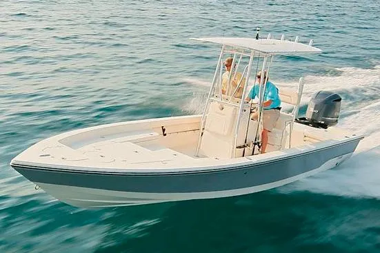 Slide: The Image of Manufacturer Provided Image: 2017 Pathfinder 2400 TRS boat cruising on open water. - 4