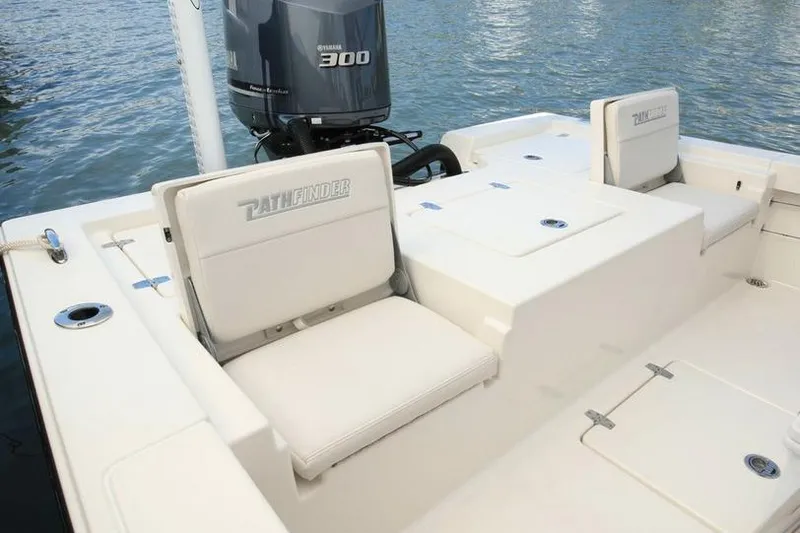 Slide: The Image of Manufacturer Provided Image: 2017 Pathfinder 2400 TRS boat with Yamaha 300 engine on water. - 7