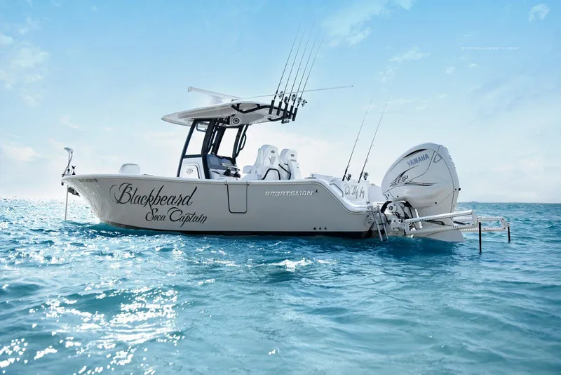 The Image of 2023 Sportsman Heritage 261 Center Console on open sea. - 0