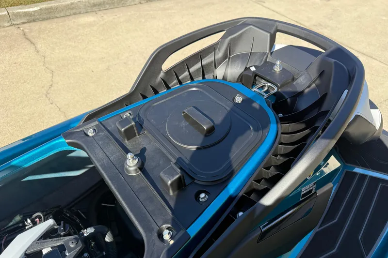 Slide: The Image of 2026 Yamaha WaveRunner FX Cruiser HO rear storage compartment, showcasing sleek design and functionality. - 22
