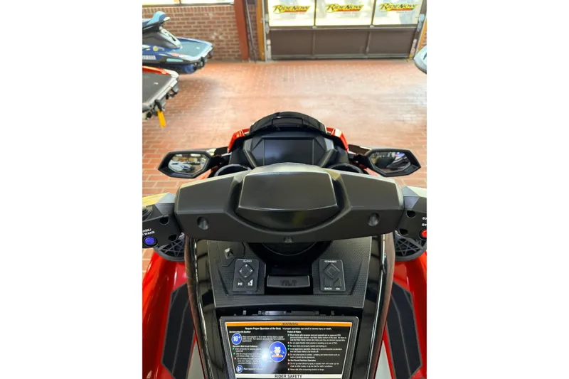 Slide: The Image of 2026 Yamaha WaveRunner FX Cruiser HO dashboard view in a showroom setting. - 8