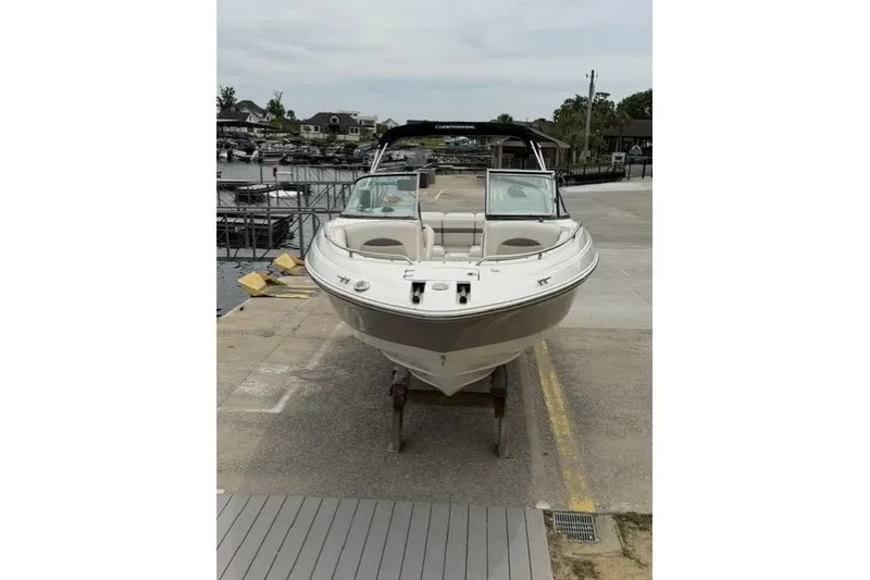 Slide: The Image of 2007 Chaparral 236 SSi boat on dock, ready for launch. - 4