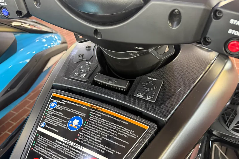 Slide: The Image of 2026 Yamaha WaveRunner FX Limited SVHO dashboard with controls and safety instructions. - 15