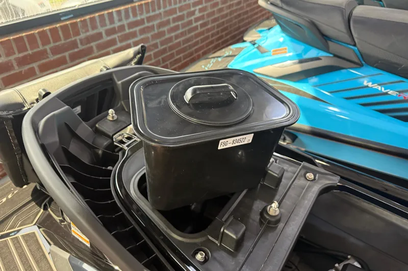 Slide: The Image of 2026 Yamaha WaveRunner FX Limited SVHO storage compartment detail. - 20