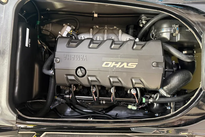 Slide: The Image of 2026 Yamaha WaveRunner FX Limited SVHO engine compartment, showcasing advanced marine engineering. - 22