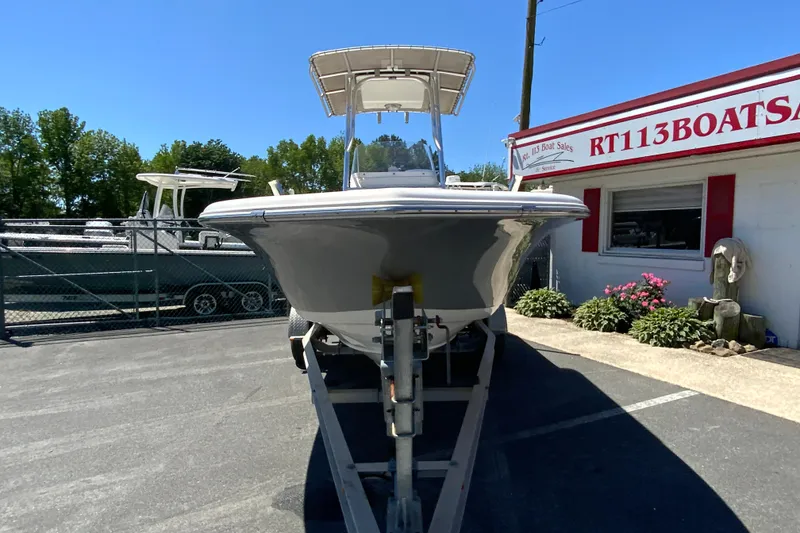 Slide: The Image of 2015 Tidewater 198 CC Adventure boat on trailer at RT113 Boat Sales. - 4