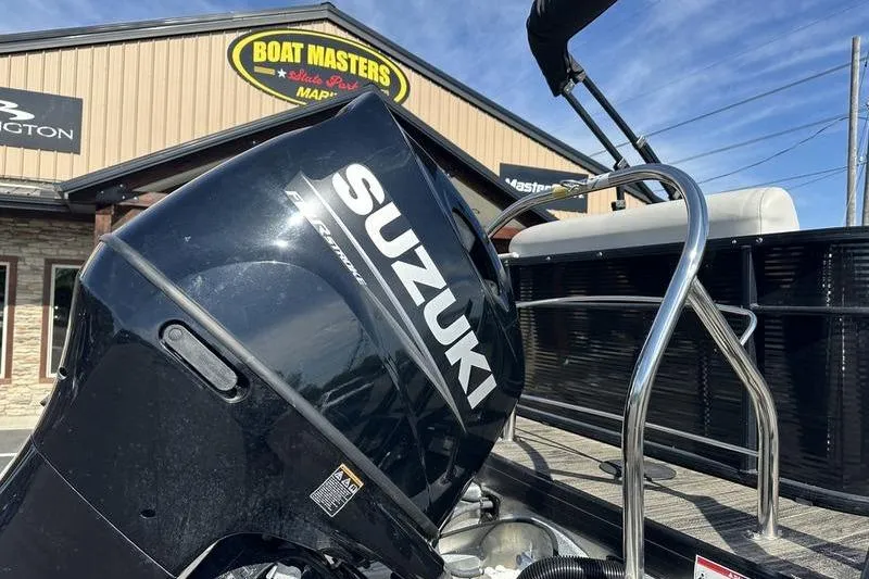 Slide: The Image of 2022 Godfrey Sweetwater 2186 C4 with Suzuki outboard at Boat Masters dealership. - 8