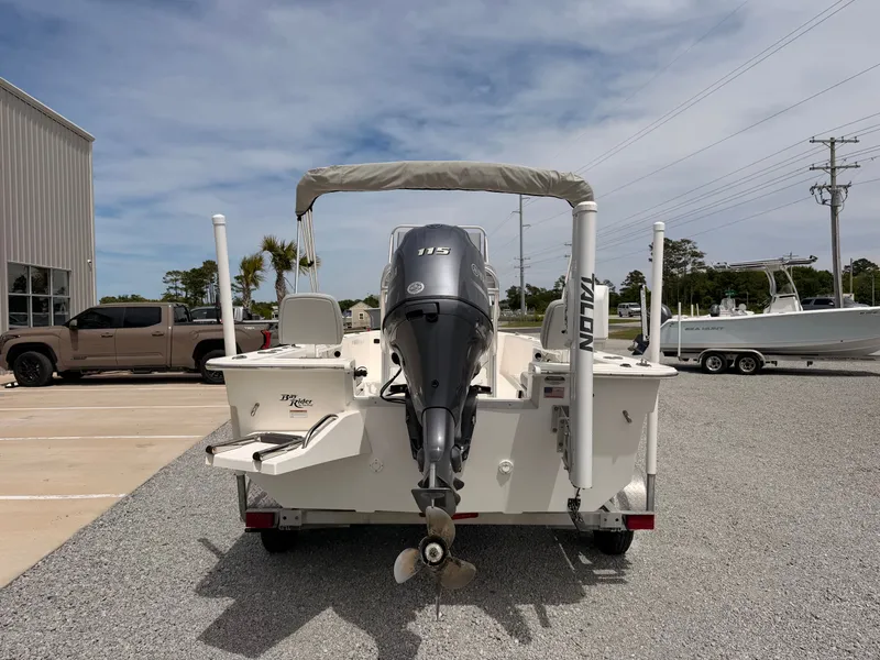 Slide: The Image of 2022 KenCraft Bay Rider 2060 boat with outboard motor. - 7
