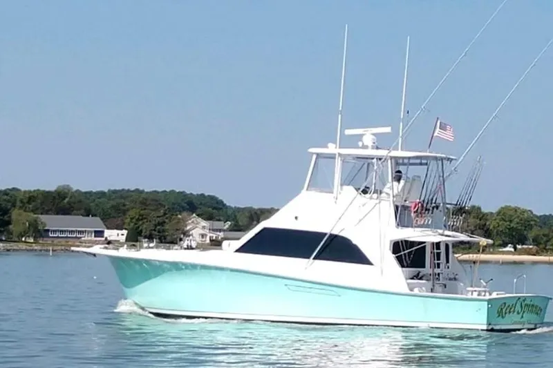 The Image of 1986 Ocean Yachts 48 Super Sport Profile Port side - 0