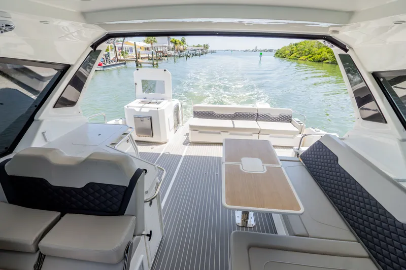 Slide: The Image of Interior of 2023 Aquila 36 Sport with water view. - 10